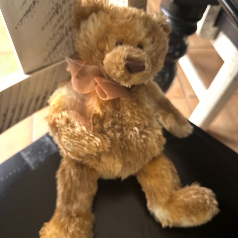 VTG Boyd’s Bear Plush Brown Teddy Bear with Bow - Soft Kids Toy